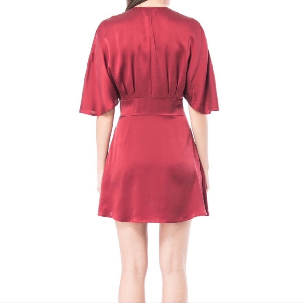 Cami NYC lane silk dress in ruby size s